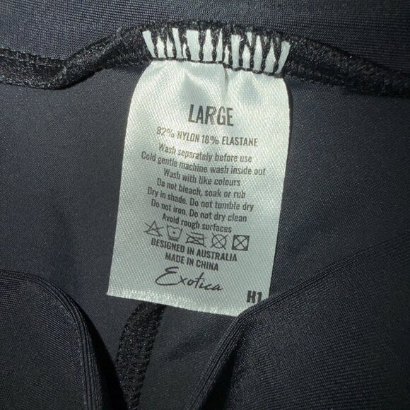 Black High Waist Wide Leg Boho Festival Fairy Goth Palazzo Pants Large So Smooth - Picture 12 of 13